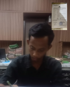 Terlapor Yudistira yang masih bebas berkeliaran dan diduga dilindungi oleh ayahnya yang merupakan pegawai Dinsos Jombang.