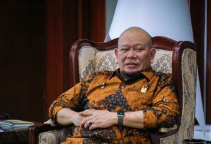 Anggota DPD RI asal Jatim AA La Nyalla Mahmud Mattalitti.
