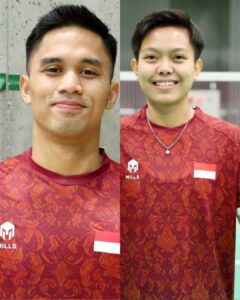 Amri Syahnawi (kiri) dan Siti Fadia Silva Ramadhanti mendapat amanah menjadi kapten Tim Bulu Tangkis Beregu Indonesia di Asian Games 2026. (foto: PBSI)