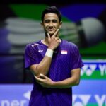 Kegembiraan Alwi Farhan usai memastikan lolos ke final Swiss Open 2026.