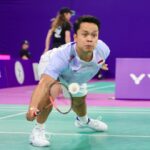 Anthony Sinisika Ginting sudah tersingkir di babak II Orleans Masters 2026 setelah kalah oleh wakil Taiwan Chou Tien Chen dari Taiwan 14-21, 10-21 dalam pertandingan yang dilaksanakan di Orleans, Prancis, pada Kamis waktu setempat (19/3/2026). (foto: PBSI)