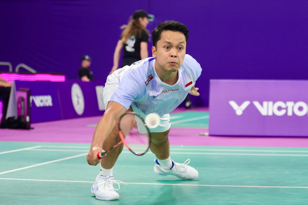 Anthony Sinisika Ginting sudah tersingkir di babak II Orleans Masters 2026 setelah kalah oleh wakil Taiwan Chou Tien Chen dari Taiwan 14-21, 10-21 dalam pertandingan yang dilaksanakan di Orleans, Prancis, pada Kamis waktu setempat (19/3/2026). (foto: PBSI)