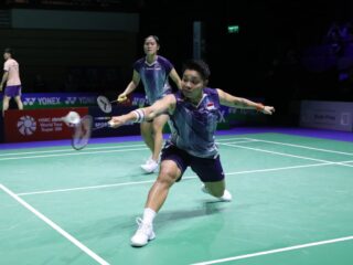 Peraih medali emas di Olimpiade Apriyani Rahayu tak diberangkatkan ke Kejuaraan Asia April mendatang. Ufoto: PBSI)