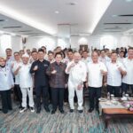 Rapat Kerja Nasional (Rakernas) Muaythai Indonesia yang digelar di Hotel Bidakara, Jakarta, Jumat (10/4).