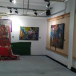 Pameran lukisan tunggal yang bertajuk tubuh-tubuh spiritual karya perupa Welldo Wnophringgo di Galeri Prabangkara Taman Budaya Jawa Timur, Jalan Gentengkali No 85 Surabaya.