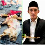 Redaksi Harian Mata Berita Ramaikan Hari Raya Idul Adha Dengan Sembelih Hewan Qurban