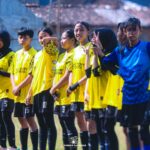 Skuad Putri SMPN 10 Surakarta yang akan tampil di final GSI melawan SMPN 12.