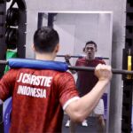 Tunggal putra Indonesia Jonatan Christie saat berlatih di NTT Central Training Center, Chofu, Tokyo, Jepang, Senin (14/9/2026).