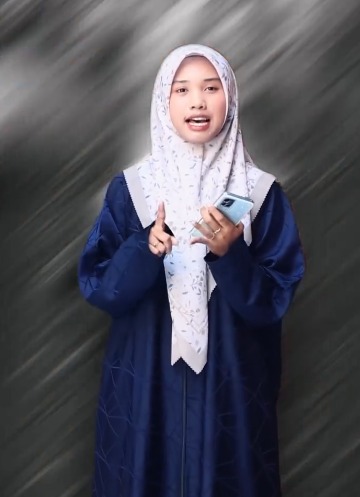 Tsamrotul Ilmi, mahasantri Ma’had Aly Amtsilati, Jepara, terpilih sebagai salah satu delegasi International Conference Santri Mendunia (ICSM) Batch #7 (foto: dokumen pribadi)
