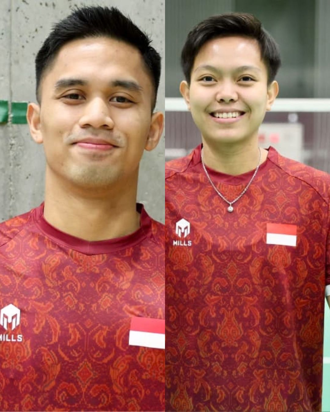 Amri Syahnawi (kiri) dan Siti Fadia Silva Ramadhanti mendapat amanah menjadi kapten Tim Bulu Tangkis Beregu Indonesia di Asian Games 2026. (foto: PBSI)