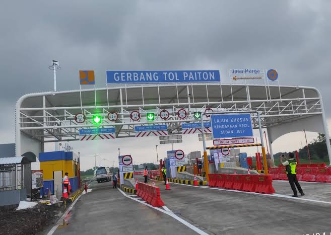 Pintu Tol Trans Jawa di wilayah Paiton, Kabupaten Probolinggo. Pintu ini sudah mulai beroperasi Rabu (30/9/2026).